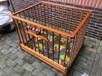 vintage houten box uit de jaren '70 of '80, Kinderen en Baby's, Boxen, Ophalen, Gebruikt, Rechthoekig