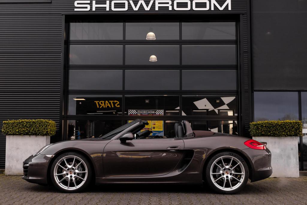 Porsche Boxster 2.7 PDK, 981, PASM, Sportstoelen 14-voudig N, Euro 5, Achterwielaandrijving, Gebruikt, Zwart