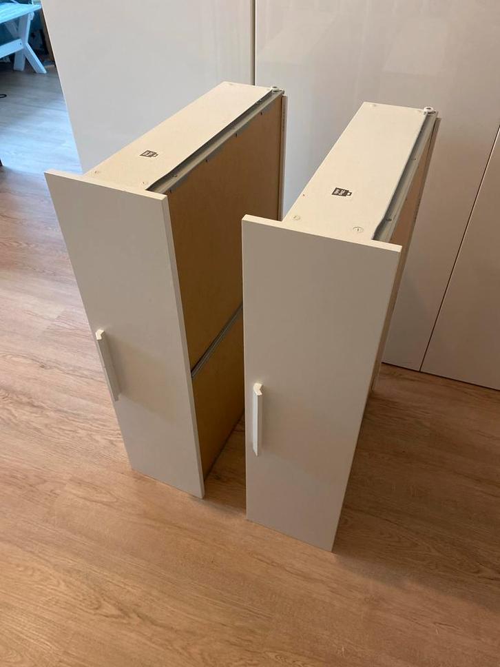 Brimnes bedlade 1 persoons bed, Huis en Inrichting, Slaapkamer | Bedden, Gebruikt, Eenpersoons, Overige maten, Hout, Wit, Ophalen