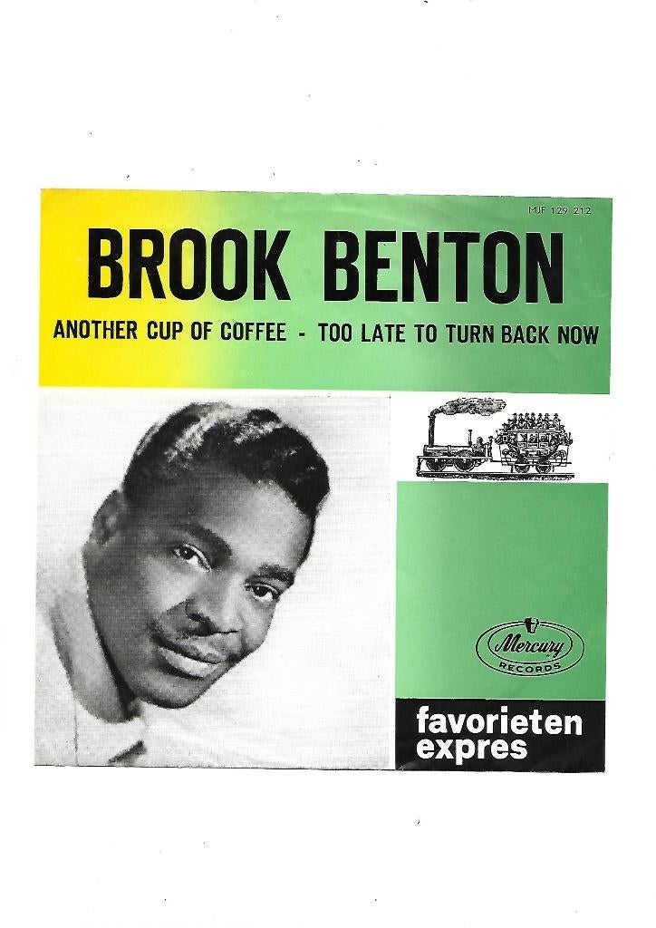 Brook Benton – Another Cup Of Coffee.1964 Favorieten expres, Cd's en Dvd's, Vinyl Singles, 7 inch, Single, Ophalen of Verzenden