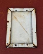 Redelijk zeldzaam emaille waarschuwingsbord tram/sneltram🚊, Reclamebord, Gebruikt, ., Ophalen of Verzenden