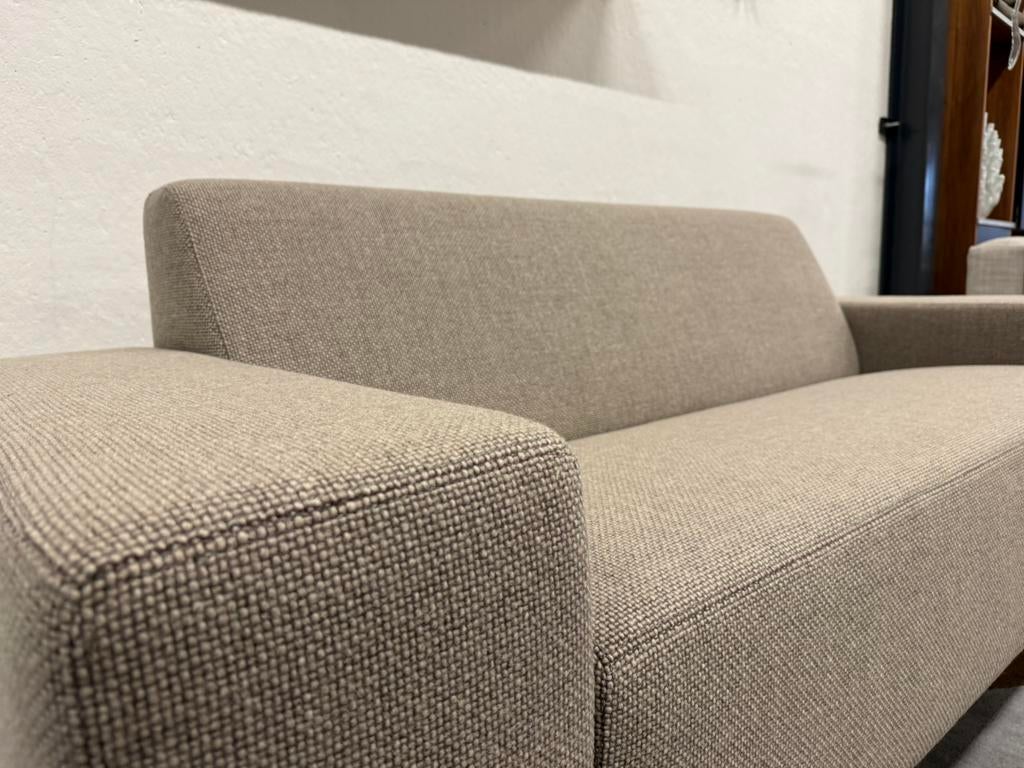 Nieuw Gelderland 6511 Bank 2,5 Zits Andes Taupe stof 202, 75 tot 100 cm, Rechte bank, Gelderland, Stof