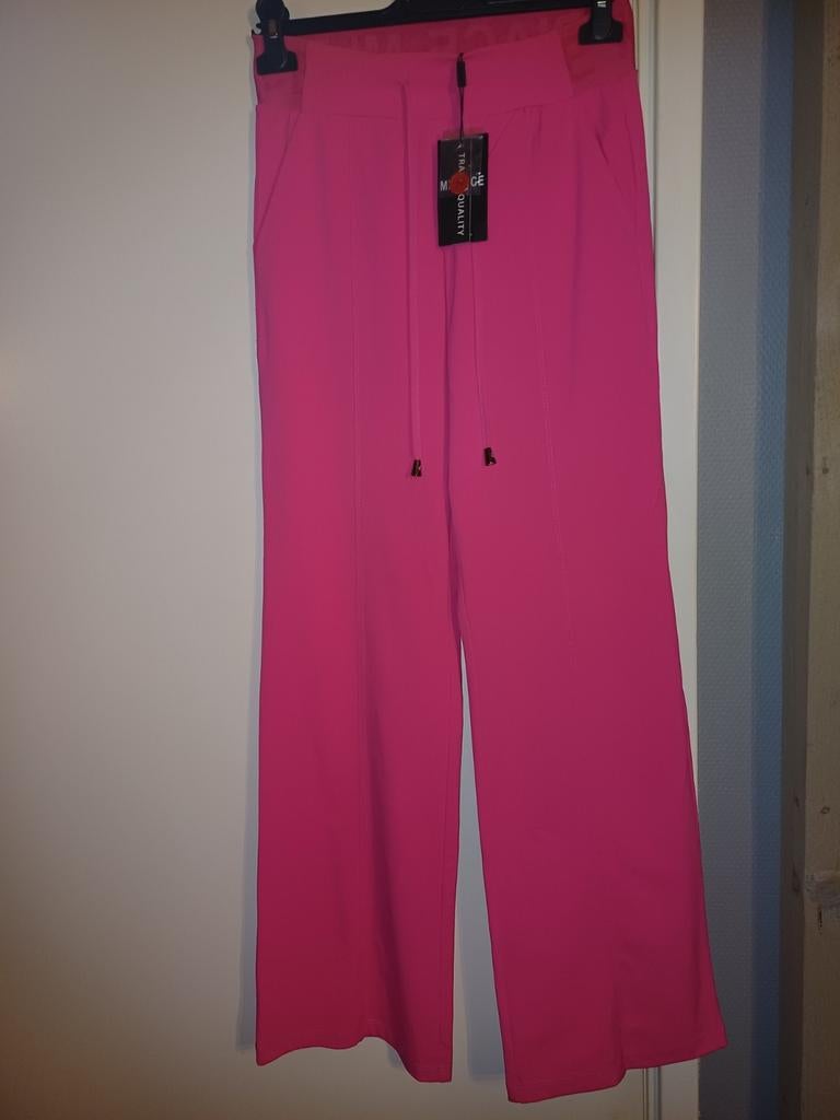 MiPiace travel straight leg Xs,S,Xl,Xxl Fuchsia met logoband, Mi piace, Mi Piace, Maat 46/48 (XL) of groter, Nieuw