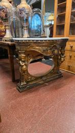 18e eeuwse wandtafel met cupidos, Ophalen of Verzenden