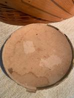 Zeer oude brocante poederdoosje zeilbootmotief, Frankrijk, Ophalen of Verzenden