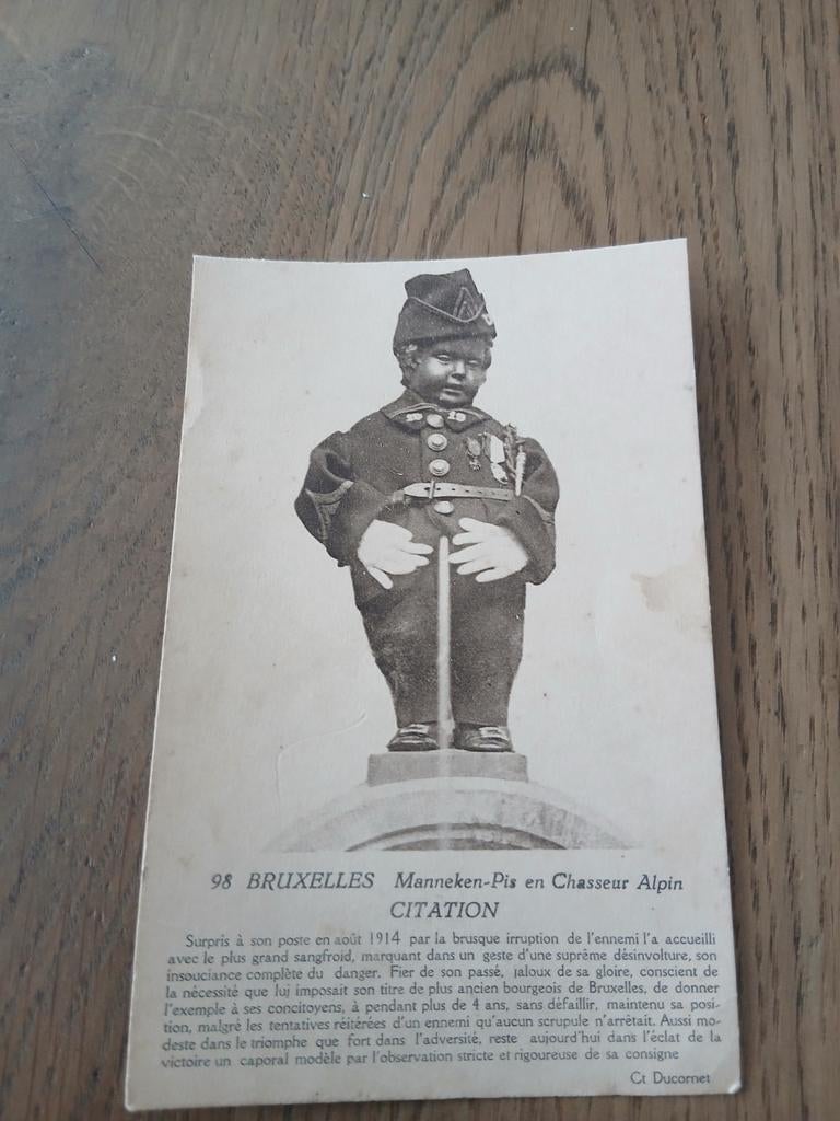 ANSICHTKAART  BRUSSEL JAREN '20  / 5, Verzamelen, Ansichtkaarten | België, Ophalen of Verzenden, 1920 tot 1940, Ongelopen, Brussel (Gewest)