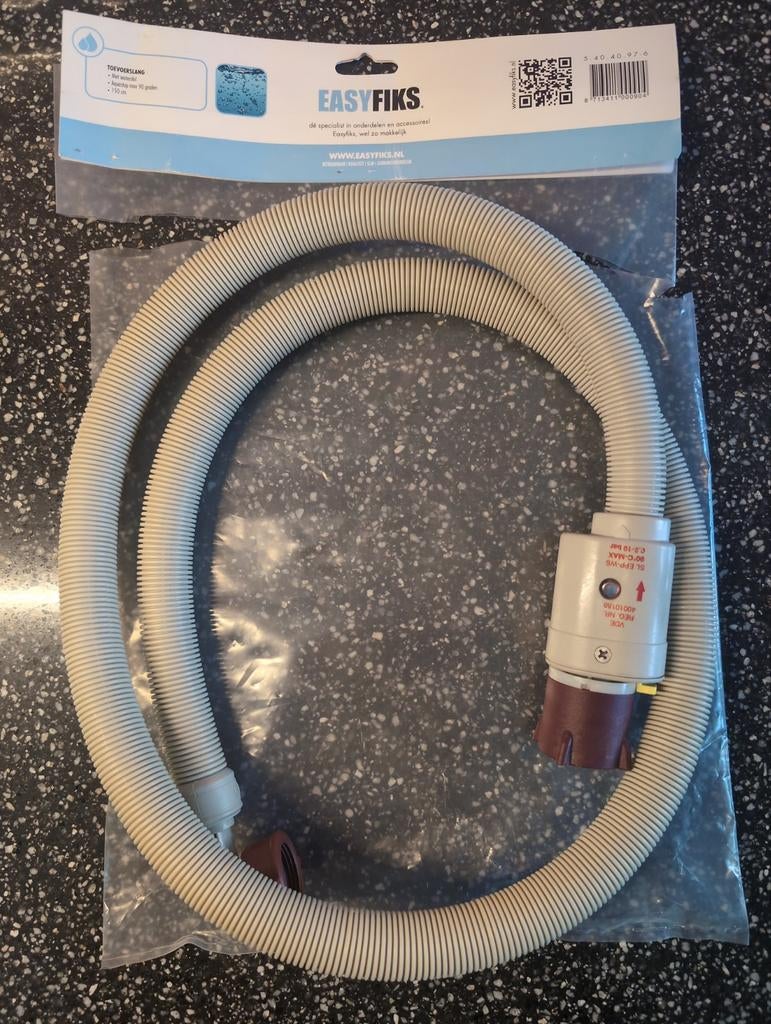 Easyfiks Toevoerslang Wasmachine met Waterslot - 150 cm, Witgoed en Apparatuur, Onderdelen en Toebehoren, Ophalen of Verzenden