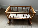 Houten schommel wiegje voor poppen, Kinderen en Baby's, Speelgoed | Poppen, Ophalen, Gebruikt, Babypop