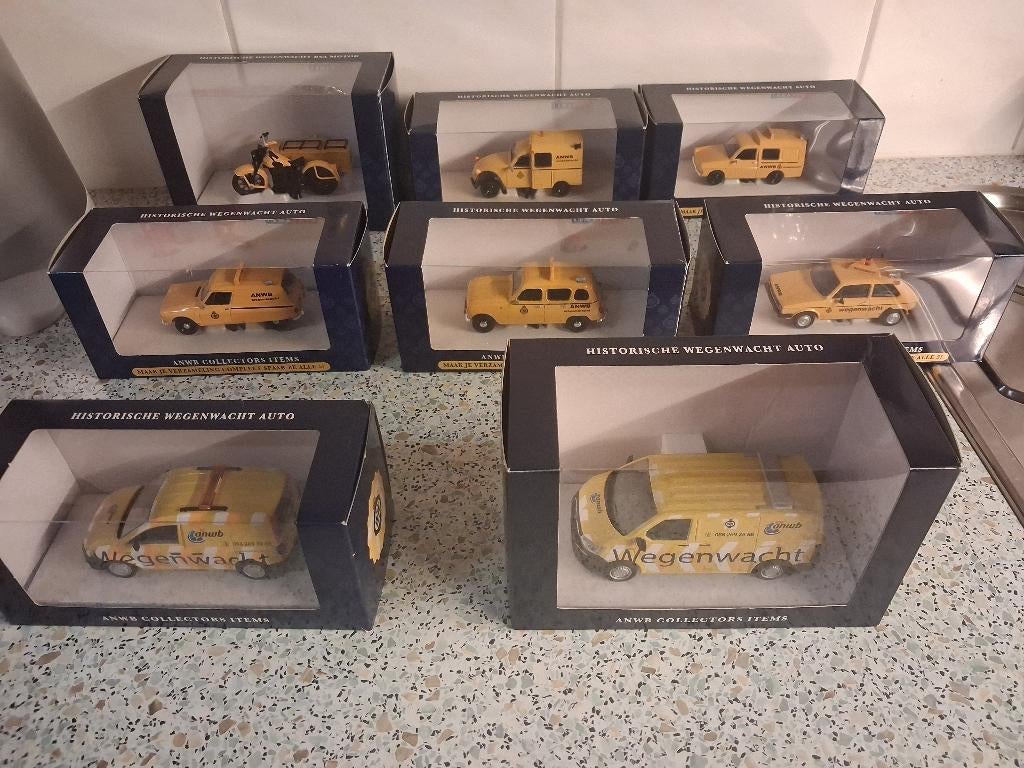 Collectie ANWB Modelauto`s 1:43, Hobby en Vrije tijd, Modelauto's | 1:43, Nieuw, Auto, Overige merken, Ophalen