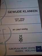 Bladmuziek piano en zang: 'Gewijde Klanken' (Paul Seelig), Muziek en Instrumenten, Bladmuziek, Klassiek, Zo goed als nieuw, Artiest of Componist