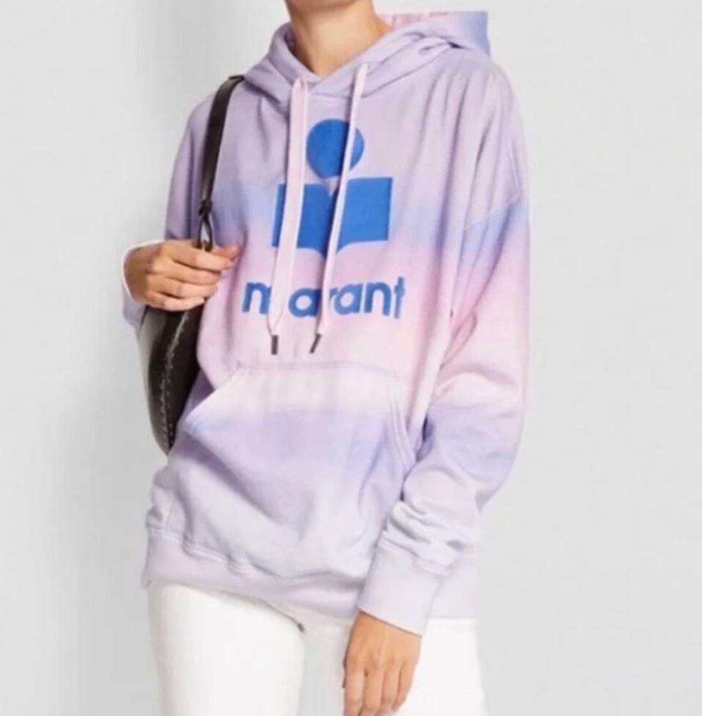 Isabel Marant Etoile Mansel hoodie pink purple blue Fr mt 36, Overige kleuren, Verzenden, Zo goed als nieuw, Maat 36 (S)