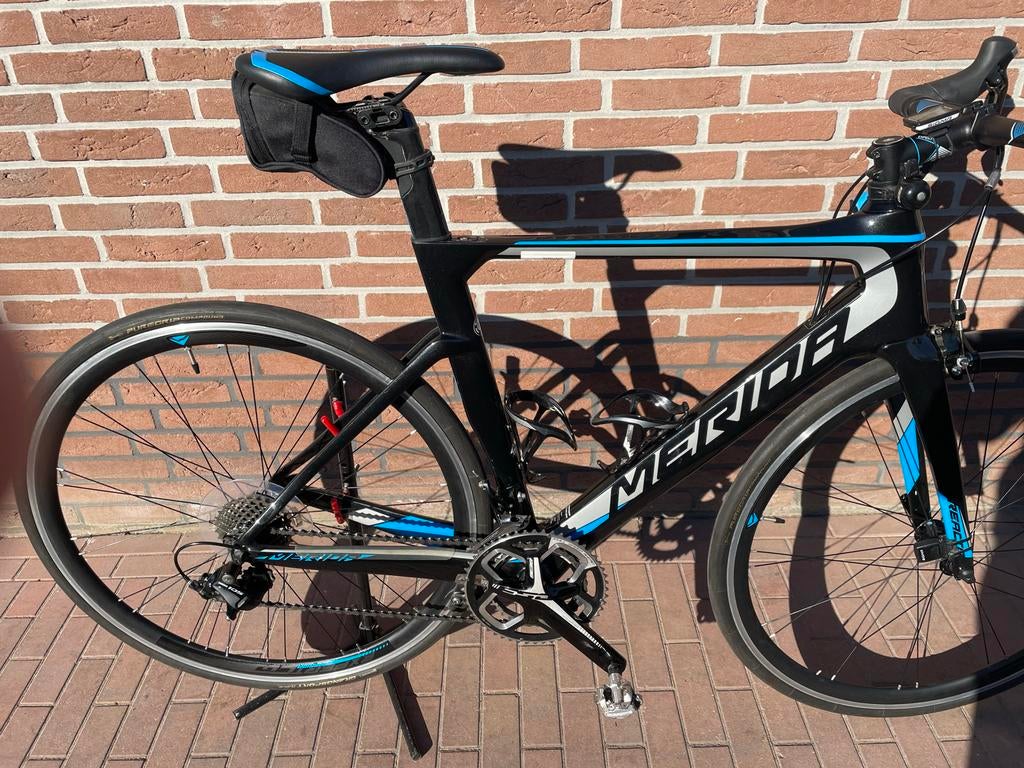 Merida Reacto 4000 racefiets - Carbon frame, 28 inch, Carbon, Heren, Zo goed als nieuw