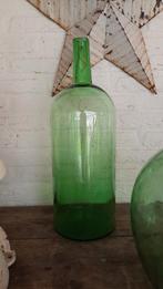 Grote groene fles (nuzzelspul), Ophalen, Groen, Glas