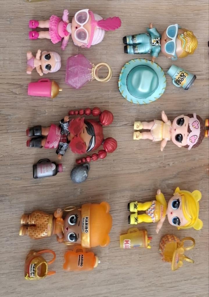 LOL Surprise Poppen met Accessoires en Verpakkingen, Kinderen en Baby's, Speelgoed | Poppen, Ophalen of Verzenden, Gebruikt, Overige typen