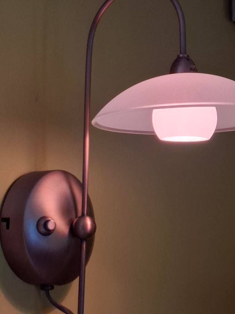 Steinhauer wandlamp dimbaar, Ophalen of Verzenden, Zo goed als nieuw, Glas