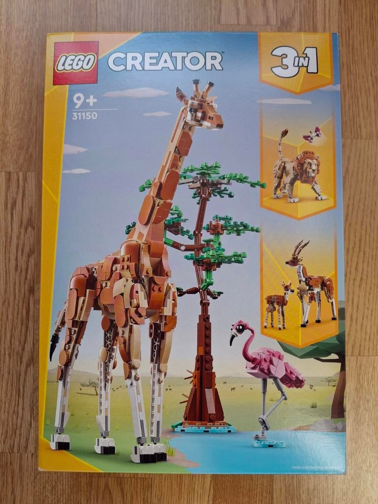 NIEUW  LEGO Creator 3in1 Safaridieren (31150), Ophalen of Verzenden, Nieuw, Complete set, Lego
