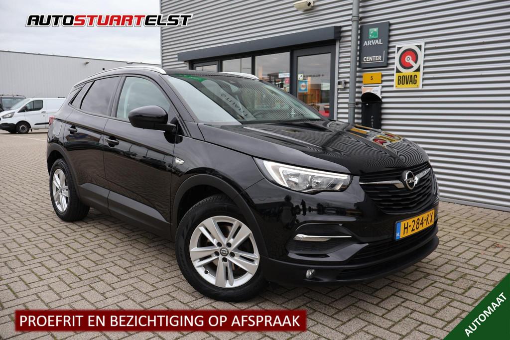 Opel Grandland X 1.2 Business Executive 1e Eigenaar | Dealer, Auto's, Opel, 1199 cc, Leder en Stof, Zwart, Bedrijf