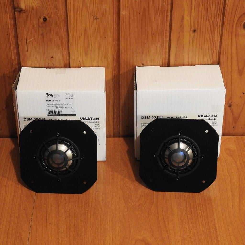 Visaton DSM 50 FFL 8 ohm pair, Overige merken, Nieuw, Ophalen of Verzenden, 120 watt of meer