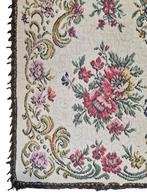 Vintage Retro bloemen tafelkleed loper floral 30x123cm, Ophalen of Verzenden