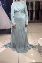 Elegante mintgroene galajurk met etiket, Maat 38/40 (M), Galajurk, Nieuw, Ophalen of Verzenden