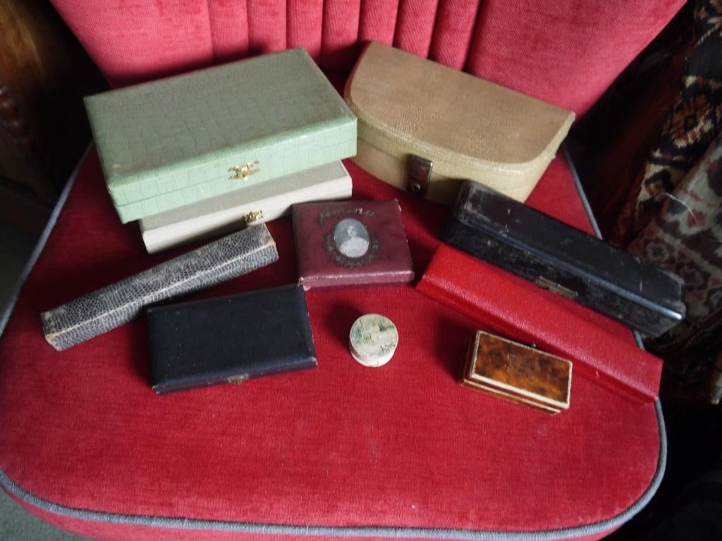 diverse sieraden doosjes, Ophalen of Verzenden