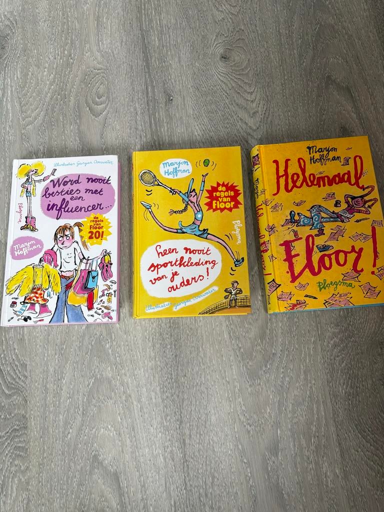 3 boeken De regels van Floor - Marjon Hoffman, Boeken, Ophalen of Verzenden, Gelezen, Fictie algemeen