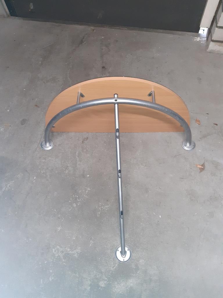 Wandkapstok met haken en ophangschroeven, Gebruikt, Minder dan 100 cm, Metaal, Ophalen