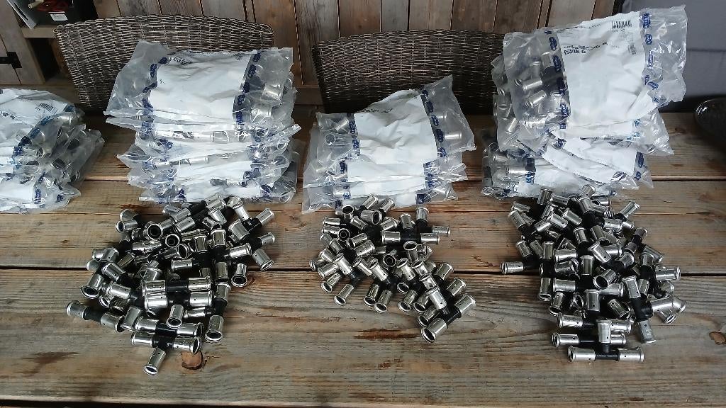 Henco persfittingen pershulpstukken perskoppelingen, Overige materialen, Overige typen, Nieuw, Minder dan 2 meter