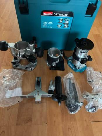 Makita freesmachine nieuw, Ophalen of Verzenden, Zo goed als nieuw, Elektrisch, Bovenfrees