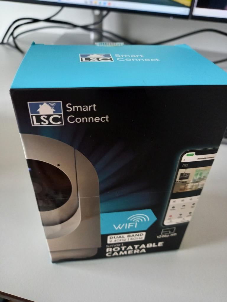 LSC Smart Connect Draaibare Camera – 2K HD (1296p) – Dual Ba, Ophalen of Verzenden, Nieuw