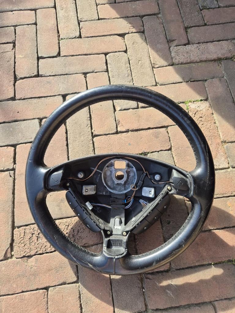 Opel astra G leder stuur, Auto-onderdelen, Ophalen of Verzenden, Gebruikt, Opel