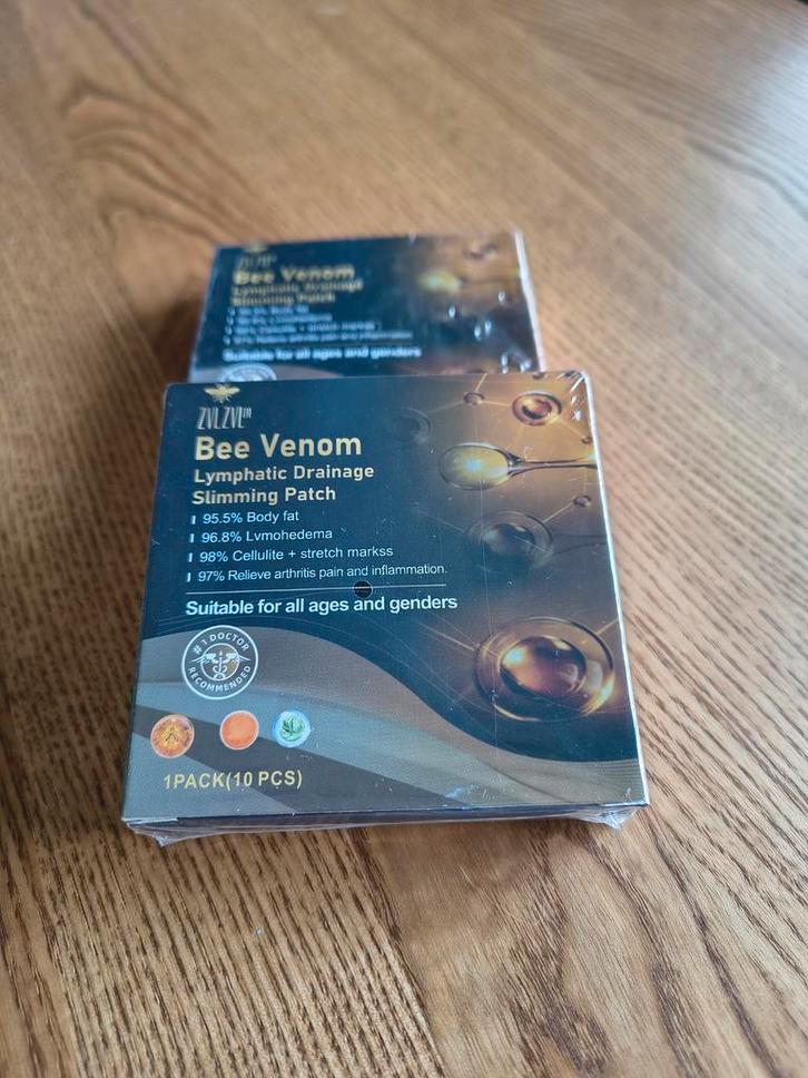 Bijengif Lymfedrainage Afslankpleisters - 10 stuks, Sieraden, Tassen en Uiterlijk, Uiterlijk | Dieet en Afvallen, Zo goed als nieuw