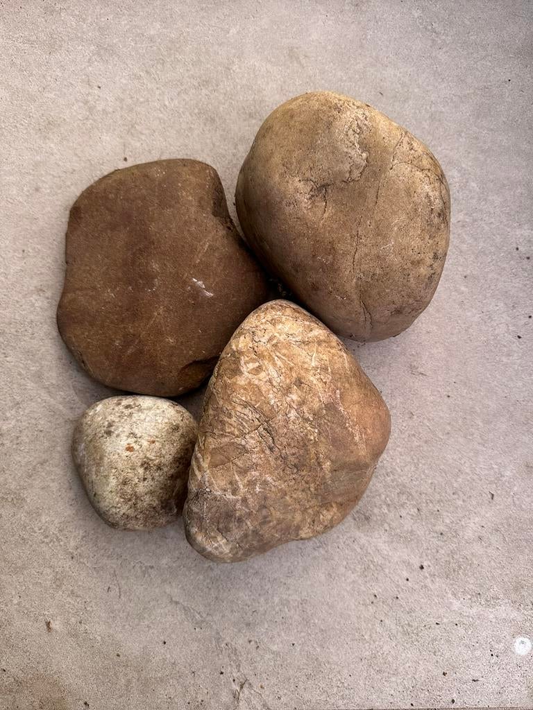 Maaskeien voor tuin / border +/- 100 stuks., Tuin en Terras, Grind, Keien en Split, Ophalen, Gebruikt, Kei