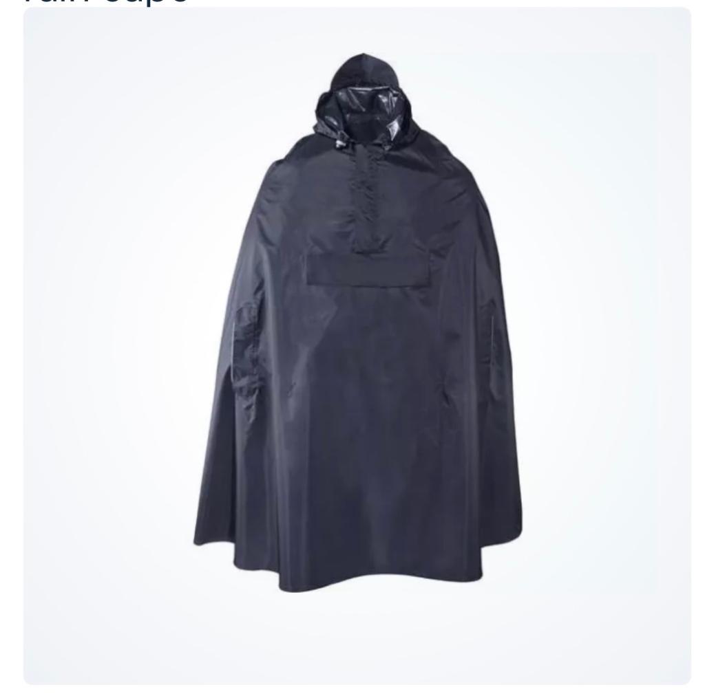 NEW Crivit Unisex Foldable Raincoat - Navy Blue - One Size, Kleding | Dames, Ophalen, Nieuw, Maat 42/44 (L), Blauw