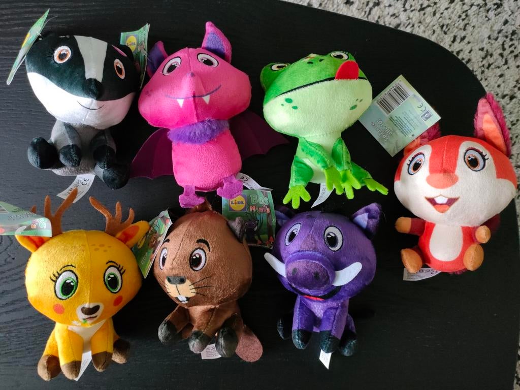 Lidl bosmini's nieuwe knuffeltjes, Ophalen of Verzenden, Nieuw, Overige typen