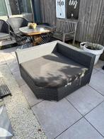 Hoekdeel tuinbank 1 * 1 meter, Gebruikt, Loungeset, Wicker, Bank