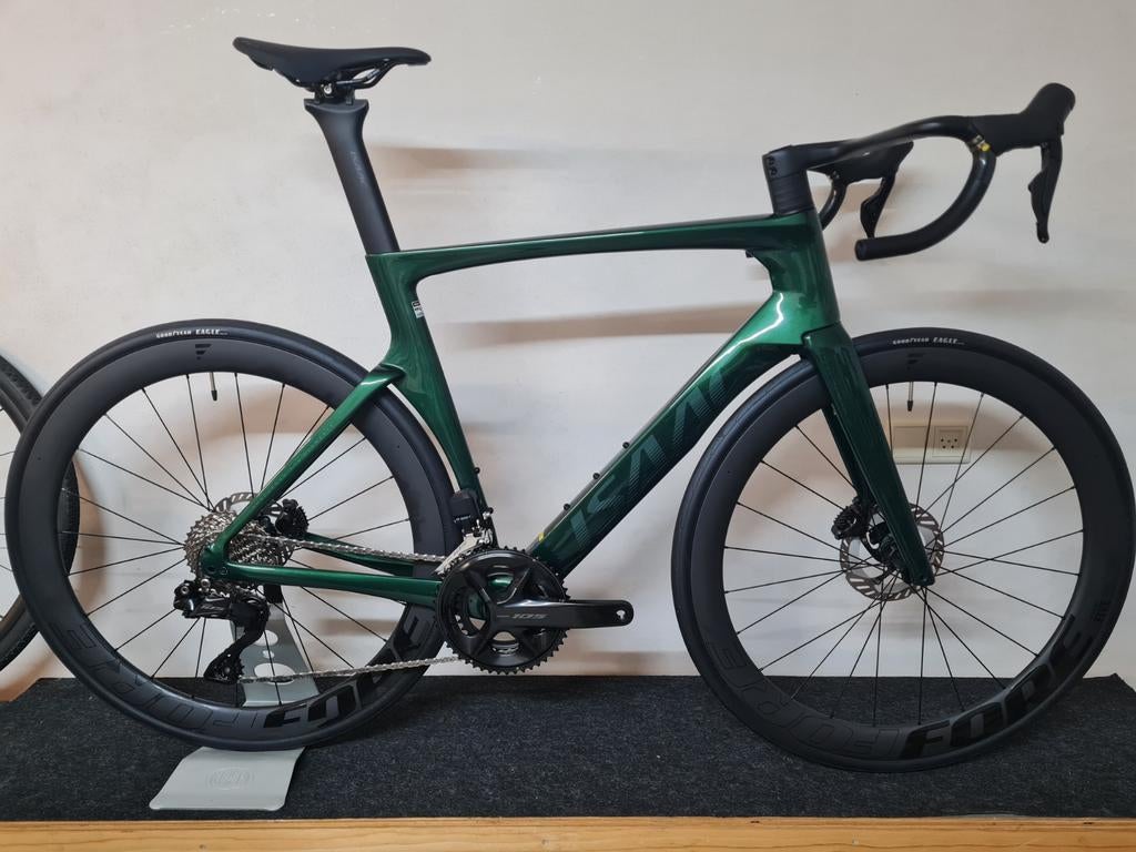 ACTIE! Isaac Meson Jade Green S M L 105 Ultegra di2 carbon, Fietsen en Brommers, Fietsen | Racefietsen, 28 inch, Carbon, Nieuw