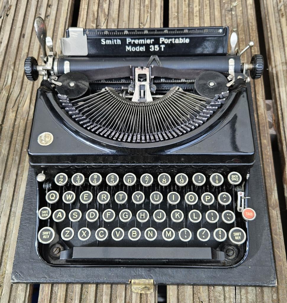 Vintage portable typemachientje, werkend, Diversen, Typemachines, Ophalen, Gebruikt