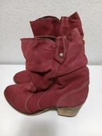 Mooi dames enkel laarz Maat 39, Ophalen of Verzenden, Zo goed als nieuw, Rood