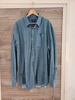 blauwe met groen overhemd STATE OF ART maat 4 XL, Kleding | Heren, Grote Maten, State of Art, Overhemd, Blauw, Ophalen of Verzenden
