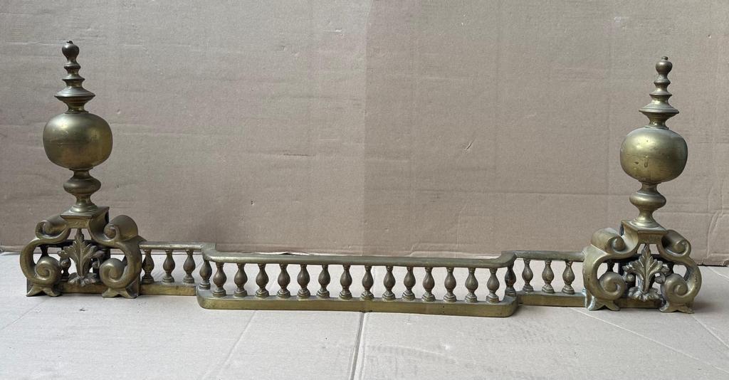 Antieke messing open haard afscheiding, Ophalen, Gebruikt, Vrijstaande haard, Overige soorten