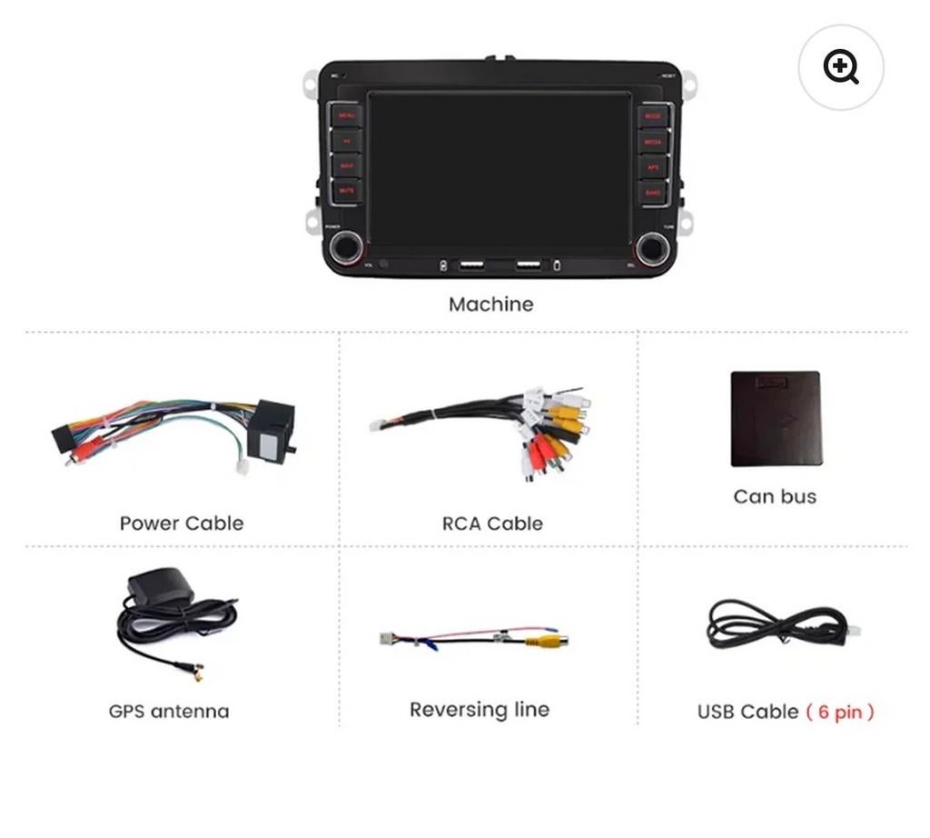 Apple CarPlay Scherm voor Volkswagen Polo 2011, Auto diversen, Autoradio's, Ophalen, Nieuw
