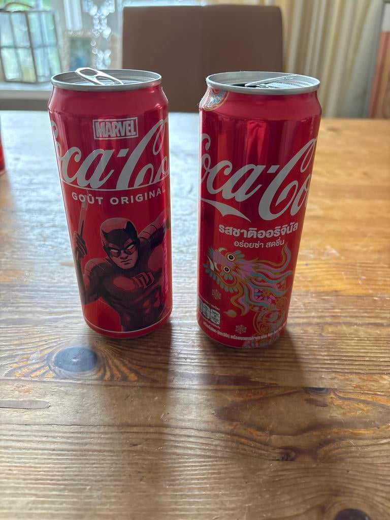 Coca- Cola verzamelaars speciale blikjes ( leeg), Ophalen of Verzenden, Overige