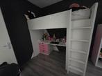 Hoogslaper met bureau en kast ikea SMÅSTAD, Ophalen of Verzenden, Hoogslaper