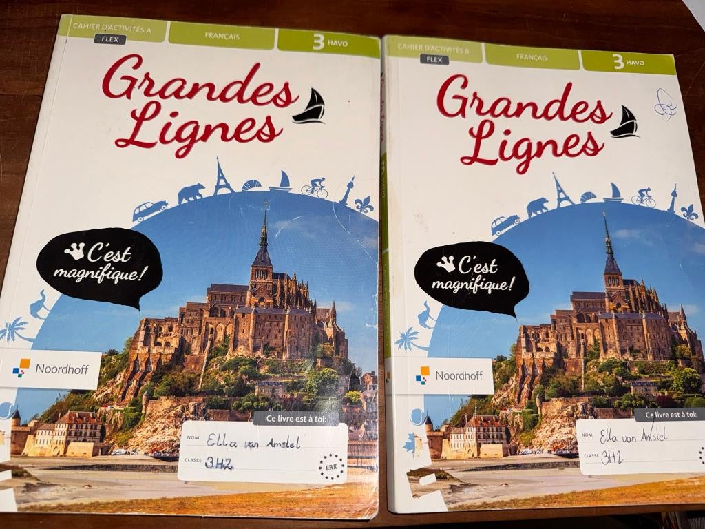 Grandes Lignes 6e ed havo 3 FLEX cahiers d'activités, Verzenden, Gelezen, HAVO, Frans