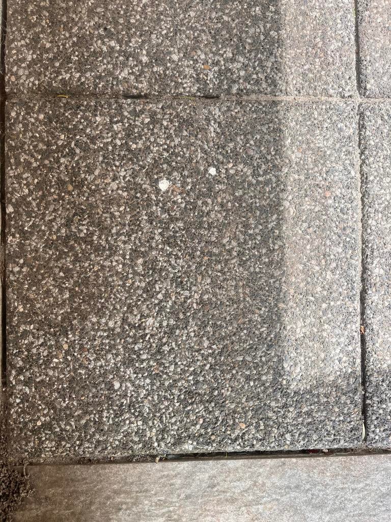 Gratis: 12 tuintegels zwart 40x40, Tuin en Terras, Tegels en Klinkers, Ophalen, Gebruikt, Minder dan 5 m², Beton