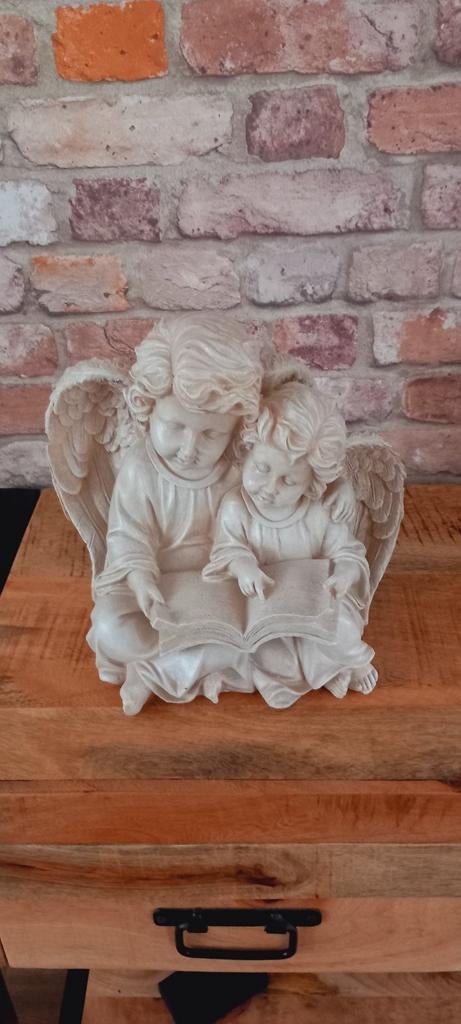 Grote 27cm Beeld:Engelen Lezend in een Boek❤️SALE VERKOOP❤️, Ophalen of Verzenden, Nieuw, Overige typen