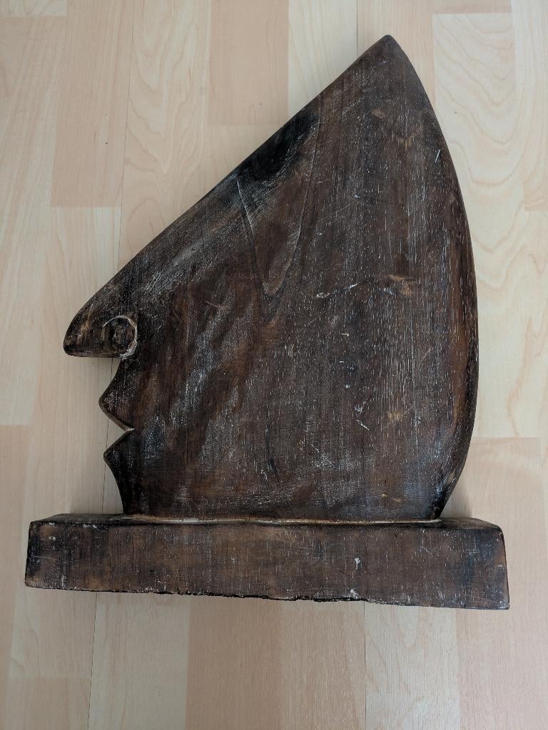 Houten beelden, Overige onderwerpen, Houtsnijwerk, Hout, 50 - 100 cm