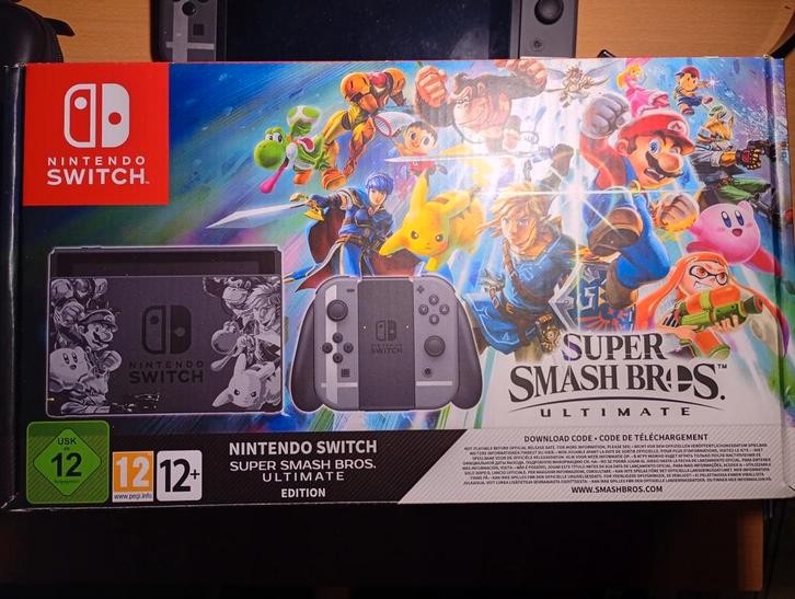 Nintendo Switch Smash Edition - Zo goed als nieuw, Spelcomputers en Games, Spelcomputers | Nintendo Switch, Zo goed als nieuw