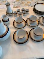 Antiek Winterling Bavaria thee-/ontbijtservies marineblauw, Ophalen of Verzenden